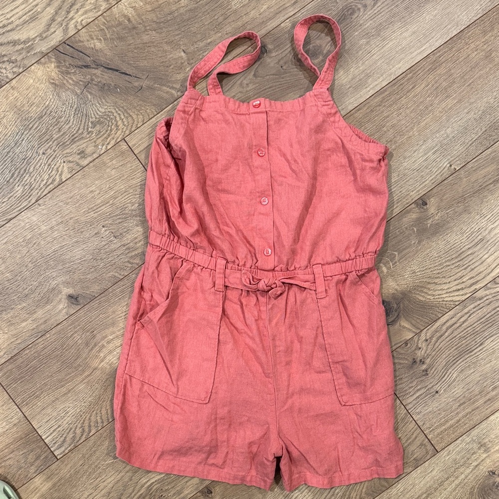 Old navy kids romper adjustable straps yxl 14/16